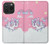 S3518 Licorne Dessin animé Etui Coque Housse pour iPhone 15 Pro