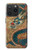 S3541 Peinture Dragon Nuage Etui Coque Housse pour iPhone 15 Pro
