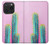 S3673 Cactus Etui Coque Housse pour iPhone 15 Pro