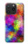S3677 Mosaïques de briques colorées Etui Coque Housse pour iPhone 15 Pro