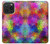 S3677 Mosaïques de briques colorées Etui Coque Housse pour iPhone 15 Pro