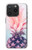 S3711 Ananas rose Etui Coque Housse pour iPhone 15 Pro