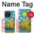 S3744 Carte de tarot l'étoile Etui Coque Housse pour iPhone 15 Pro