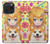 S3918 Bébé Corgi Chien Corgi Fille Bonbons Etui Coque Housse pour iPhone 15 Pro