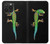 S0125 Vert Gecko Madagascan Etui Coque Housse pour iPhone 15 Pro Max