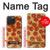 S0236 Pizza Etui Coque Housse pour iPhone 15 Pro Max