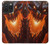 S0414 Dragon de feu Etui Coque Housse pour iPhone 15 Pro Max