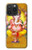 S0896 Ganesh Seigneur Dieu hindou Etui Coque Housse pour iPhone 15 Pro Max