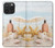 S1425 Seashells sur la plage Etui Coque Housse pour iPhone 15 Pro Max