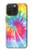 S1697 Tie Dye coloré imprimé graphique Etui Coque Housse pour iPhone 15 Pro Max