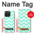 S1723 Monnaie Chevron Zigzag Etui Coque Housse pour iPhone 15 Pro Max