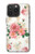 S1859 Motif Rose Etui Coque Housse pour iPhone 15 Pro Max
