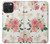 S1859 Motif Rose Etui Coque Housse pour iPhone 15 Pro Max