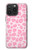 S2213 Motif rose Léopard Etui Coque Housse pour iPhone 15 Pro Max