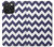 S2345 Marine Bleu Shavron Zig zag Etui Coque Housse pour iPhone 15 Pro Max