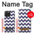 S2345 Marine Bleu Shavron Zig zag Etui Coque Housse pour iPhone 15 Pro Max