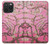 S2449 Fleur rose Amandier Van Gogh Etui Coque Housse pour iPhone 15 Pro Max