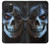 S2585 Mal mort Crâne Pentacle Etui Coque Housse pour iPhone 15 Pro Max
