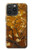 S2663 Fleur jaune Amandier Van Gogh Etui Coque Housse pour iPhone 15 Pro Max