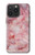 S2843 Texture en marbre rose Etui Coque Housse pour iPhone 15 Pro Max
