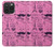 S2885 Paris Rose Etui Coque Housse pour iPhone 15 Pro Max