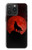 S2955 Loup Hurlant Rouge Lune Etui Coque Housse pour iPhone 15 Pro Max