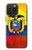 S3020 Equateur Drapeau Etui Coque Housse pour iPhone 15 Pro Max