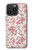 S3095 Motif Rose millésimé Etui Coque Housse pour iPhone 15 Pro Max
