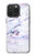 S3215 Transparente marbre rose Etui Coque Housse pour iPhone 15 Pro Max