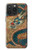 S3541 Peinture Dragon Nuage Etui Coque Housse pour iPhone 15 Pro Max