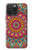 S3694 Modèle d'art hippie Etui Coque Housse pour iPhone 15 Pro Max