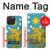 S3744 Carte de tarot l'étoile Etui Coque Housse pour iPhone 15 Pro Max