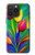 S3926 Peinture à l'huile de tulipe colorée Etui Coque Housse pour iPhone 15 Pro Max