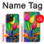 S3926 Peinture à l'huile de tulipe colorée Etui Coque Housse pour iPhone 15 Pro Max