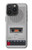S3953 Graphique de lecteur de cassettes vintage Etui Coque Housse pour iPhone 15 Pro Max