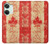 S1603 Drapeau du Canada Vieux Millésime Etui Coque Housse pour OnePlus Nord 3