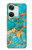 S2906 Aqua Turquoise Pierre Etui Coque Housse pour OnePlus Nord 3