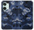 S2959 Marine Bleu Camo camouflage Etui Coque Housse pour OnePlus Nord 3