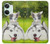 S3795 Peinture Husky Sibérien Ludique Chaton Grincheux Etui Coque Housse pour OnePlus Nord 3