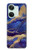 S3906 Marbre violet bleu marine Etui Coque Housse pour OnePlus Nord 3