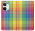 S3942 Tartan à carreaux arc-en-ciel LGBTQ Etui Coque Housse pour OnePlus Nord 3