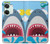 S3947 Caricature d'hélicoptère de requin Etui Coque Housse pour OnePlus Nord 3