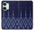 S3950 Motif textile thaïlandais bleu Etui Coque Housse pour OnePlus Nord 3