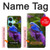 S1565 Oiseau bleu de bonheur Bleu Oiseau Etui Coque Housse pour OnePlus Nord CE3