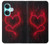 S3682 Cœur du diable Etui Coque Housse pour OnePlus Nord CE3