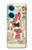S3820 Poupée de papier de mode de cow-girl vintage Etui Coque Housse pour OnePlus Nord CE3