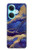 S3906 Marbre violet bleu marine Etui Coque Housse pour OnePlus Nord CE3
