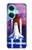 S3913 Navette spatiale nébuleuse colorée Etui Coque Housse pour OnePlus Nord CE3