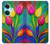 S3926 Peinture à l'huile de tulipe colorée Etui Coque Housse pour OnePlus Nord CE3