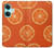 S3946 Motif orange sans couture Etui Coque Housse pour OnePlus Nord CE3